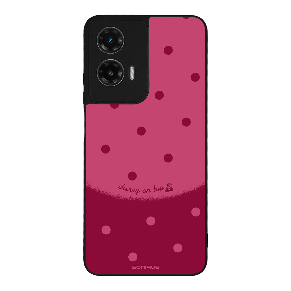 Θήκη Sonique Delulu Polka Era Series για Motorola Moto G35 5G Top Cherry