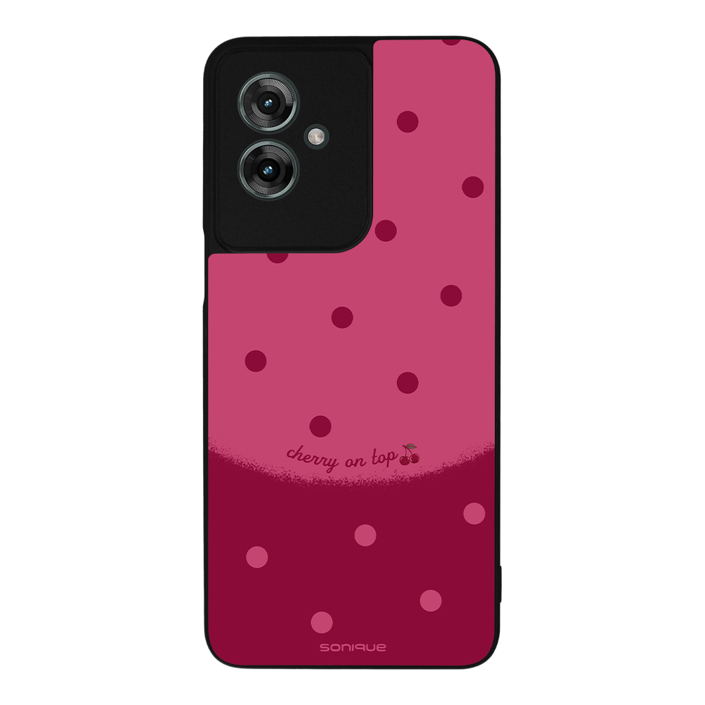 Θήκη Sonique Delulu Polka Era Series για Motorola Moto G55 5G Top Cherry