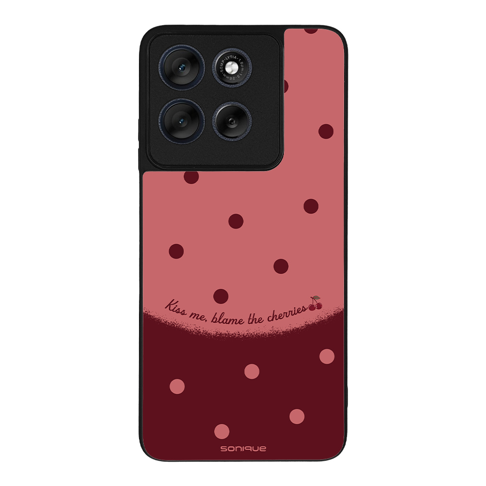 Θήκη Sonique Delulu Polka Era Series για Motorola Moto G56 5G Blame Cherries