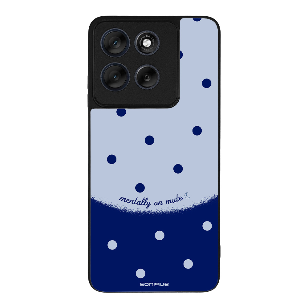 Θήκη Sonique Delulu Polka Era Series για Motorola Moto G56 5G Blue Mentally