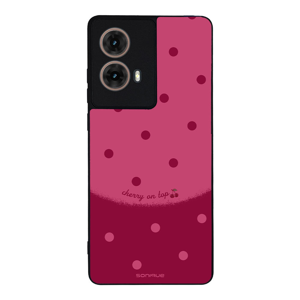 Θήκη Sonique Delulu Polka Era Series για Motorola Moto G85 5G Top Cherry