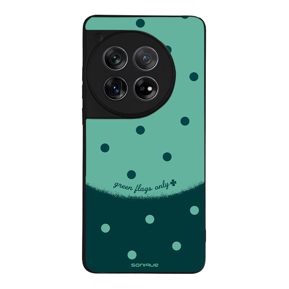 Θήκη Sonique Delulu Polka Era Series για OnePlus 12 5G Green Flags