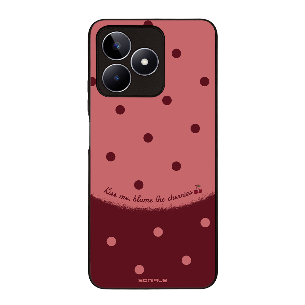 Θήκη Sonique Delulu Polka Era Series για Realme C51 / Realme C53 / Realme Note 50 4G Blame Cherries