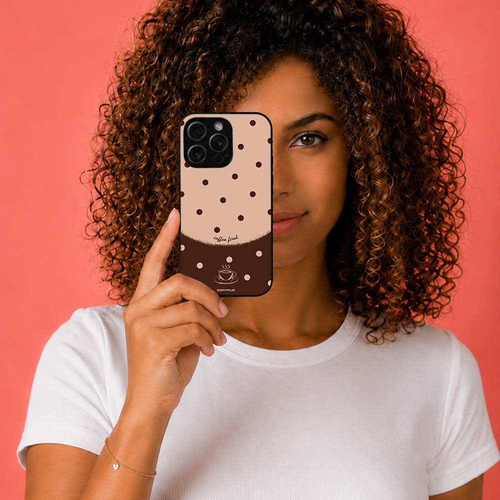 Θήκη Sonique Delulu Polka Era Series για Realme GT 8 Pro 5G Coffee First