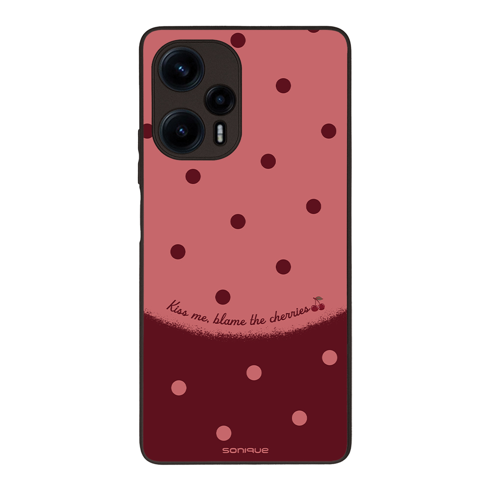 Θήκη Sonique Delulu Polka Era Series για Xiaomi Poco F5 5G Blame Cherries