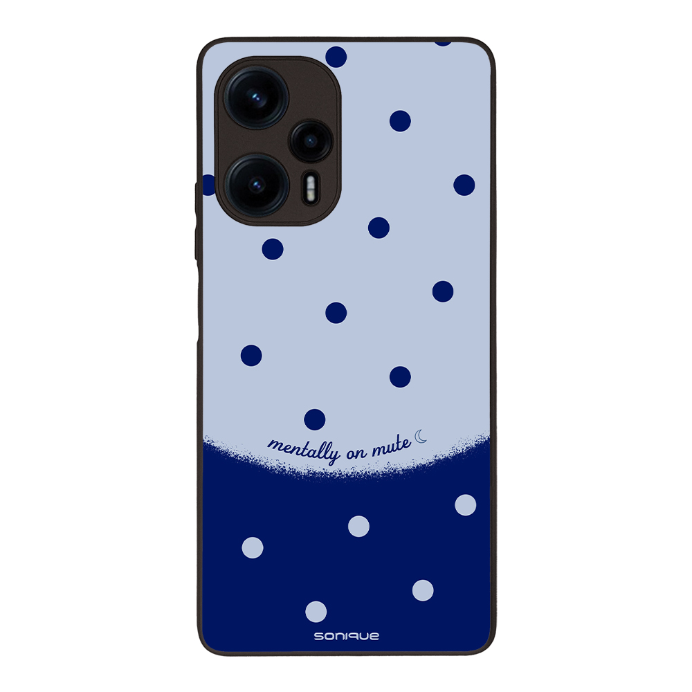 Θήκη Sonique Delulu Polka Era Series για Xiaomi Poco F5 5G Blue Mentally