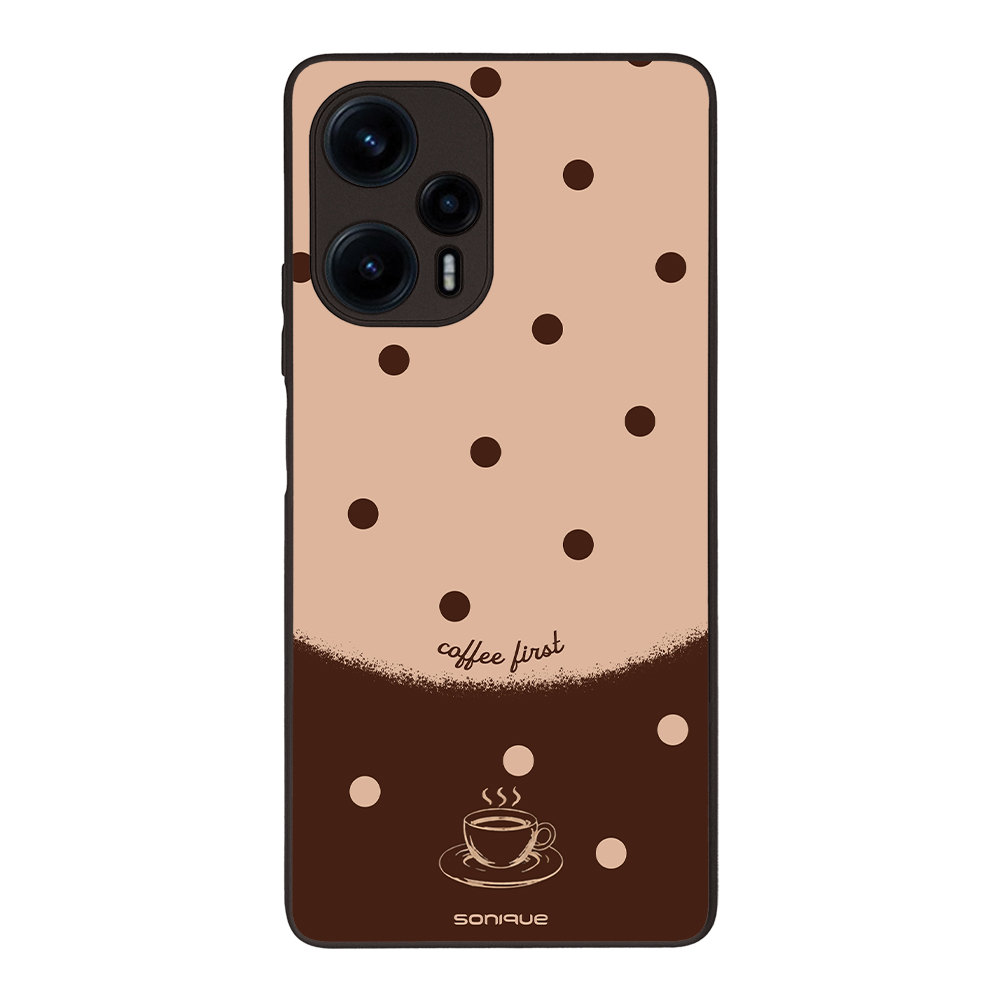 Θήκη Sonique Delulu Polka Era Series για Xiaomi Poco F5 5G Coffee First