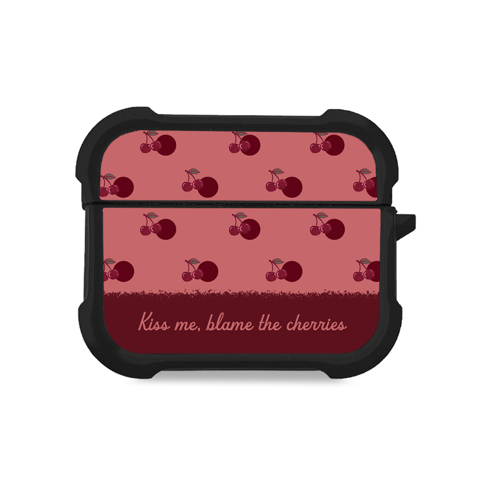 Θήκη Σιλικόνης Sonique Delulu Polka Era Series για AirPods Pro 3 Blame Cherries
