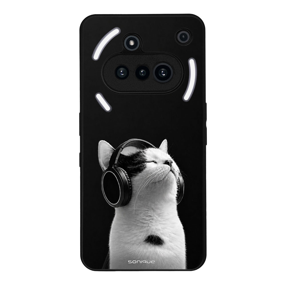 Θήκη Sonique Men's Edition για Nothing Phone 3a Audio Kitten - White