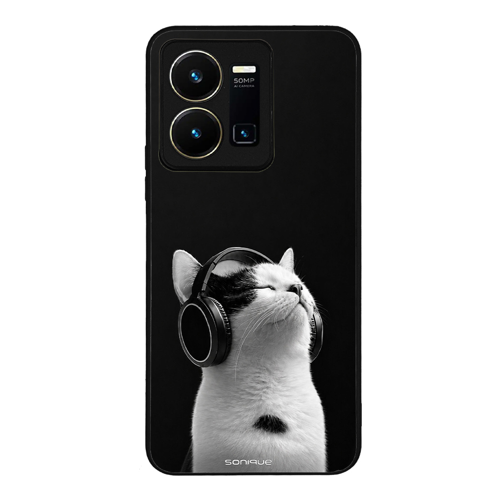 Θήκη Sonique Men's Edition για VIVO Y35 4G / VIVO Y22 / VIVO Y22S Audio Kitten - White
