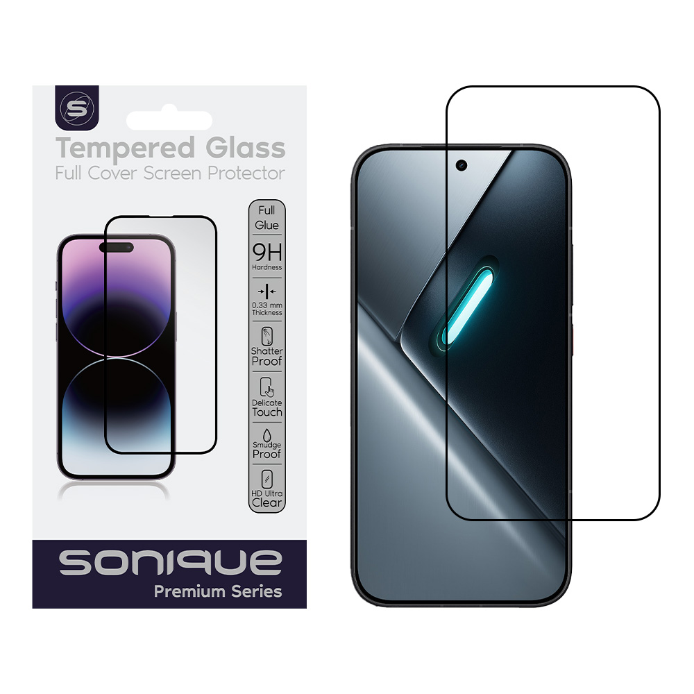 Hardy Glass Sonique Premium Series HD Full Cover 9H Xiaomi Poco X8 Pro 5G Μαύρο