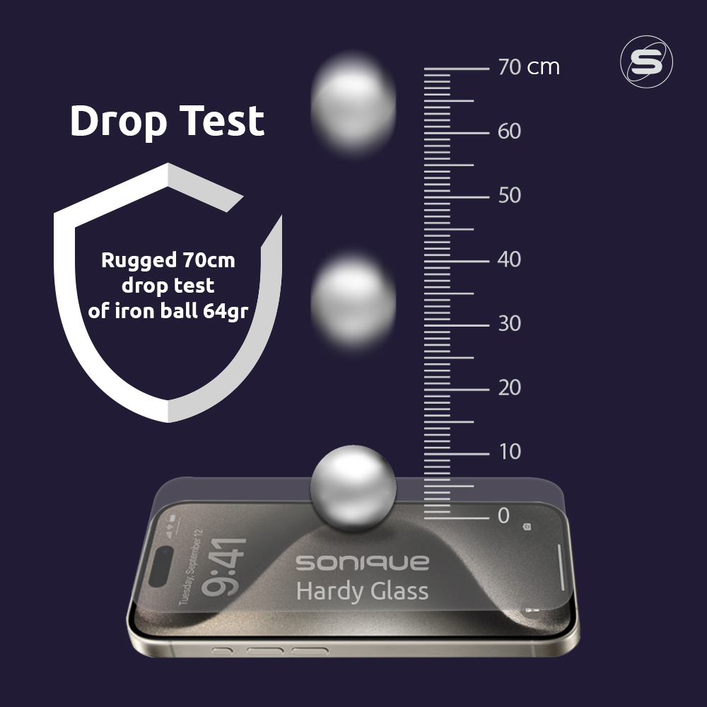 Hardy Glass Sonique Premium Series HD Full Cover 9H Oppo Oppo Reno15 Pro Max Μαύρο