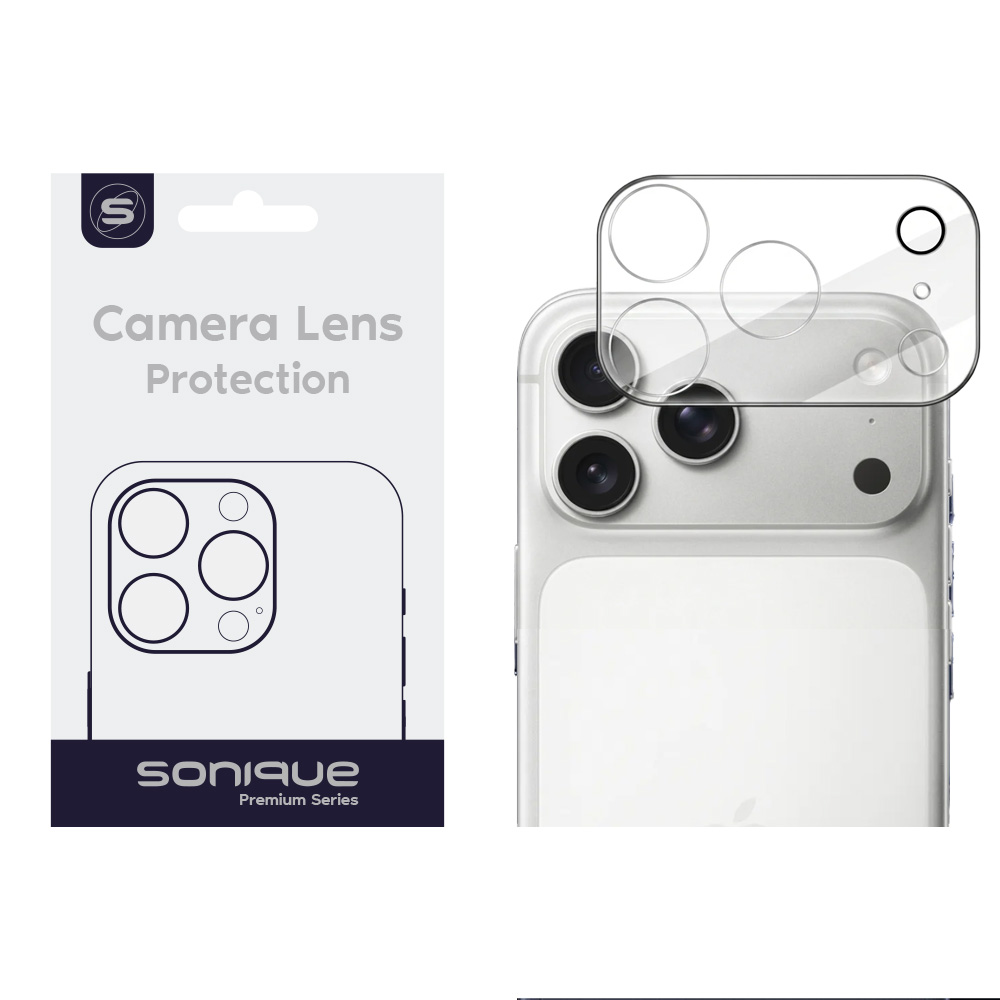 Camera Protection Sonique Lens Full Cover Apple iPhone 17 Pro Max Clear