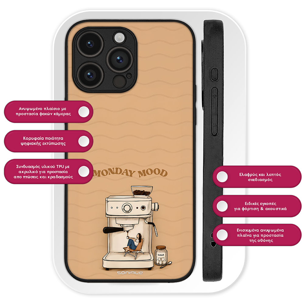 Θήκη Sonique Stripe Stories Series για Honor 20 / Nova 5T Monday Mood