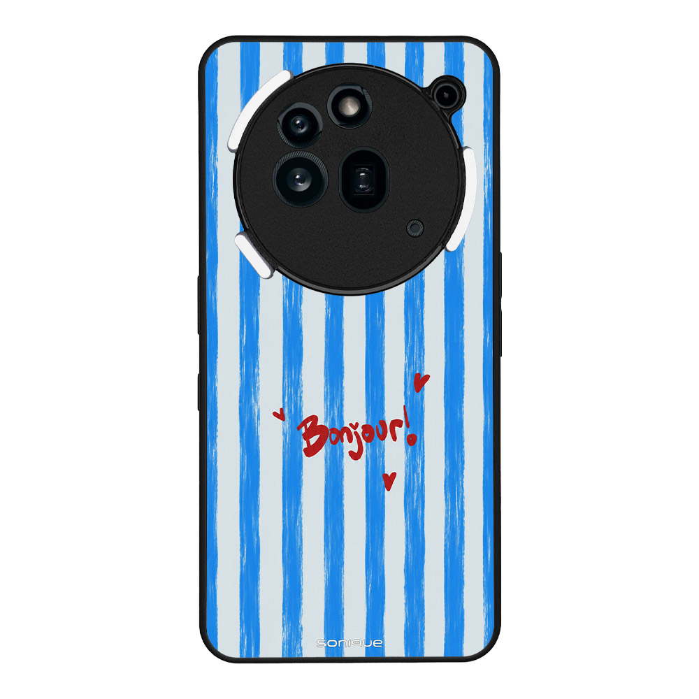 Θήκη Sonique Stripe Stories Series για Nothing Phone 3a Pro Bonjour Blue