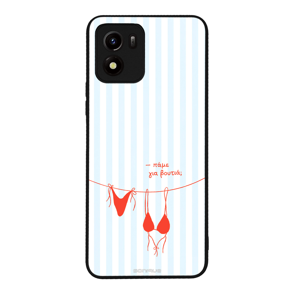 Θήκη Sonique Stripe Stories Series για VIVO Y01 4G Πάμε για Βουτιά;