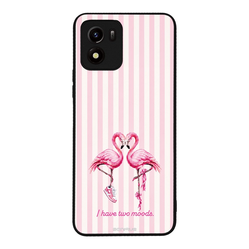 Θήκη Sonique Stripe Stories Series για VIVO Y01 4G Φλαμίνγκο