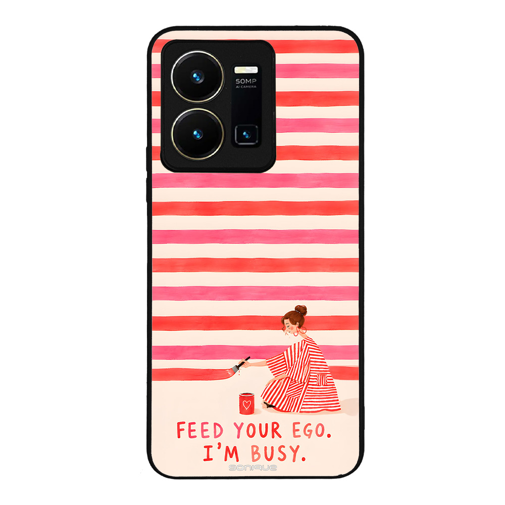 Θήκη Sonique Stripe Stories Series για VIVO Y35 4G / VIVO Y22 / VIVO Y22S Feed Your Ego