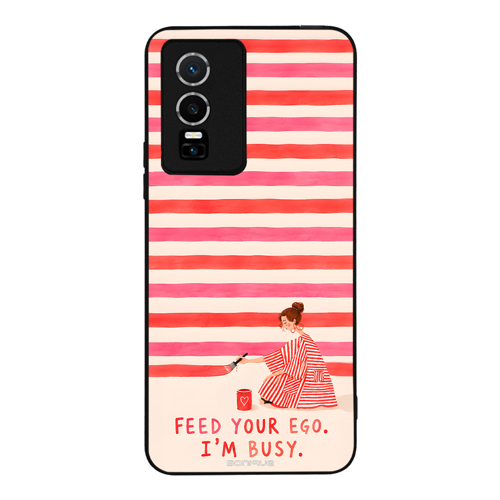 Θήκη Sonique Stripe Stories Series για VIVO Y74s / VIVO Y76 5G Feed Your Ego