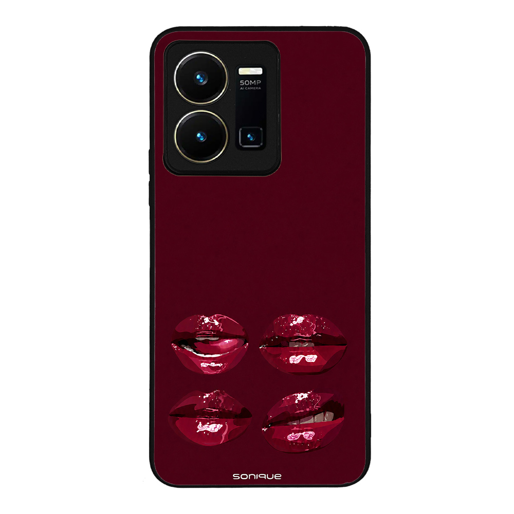 Θήκη Sonique DIVA Series για VIVO Y35 4G / VIVO Y22 / VIVO Y22S Κόκκινα Χείλη