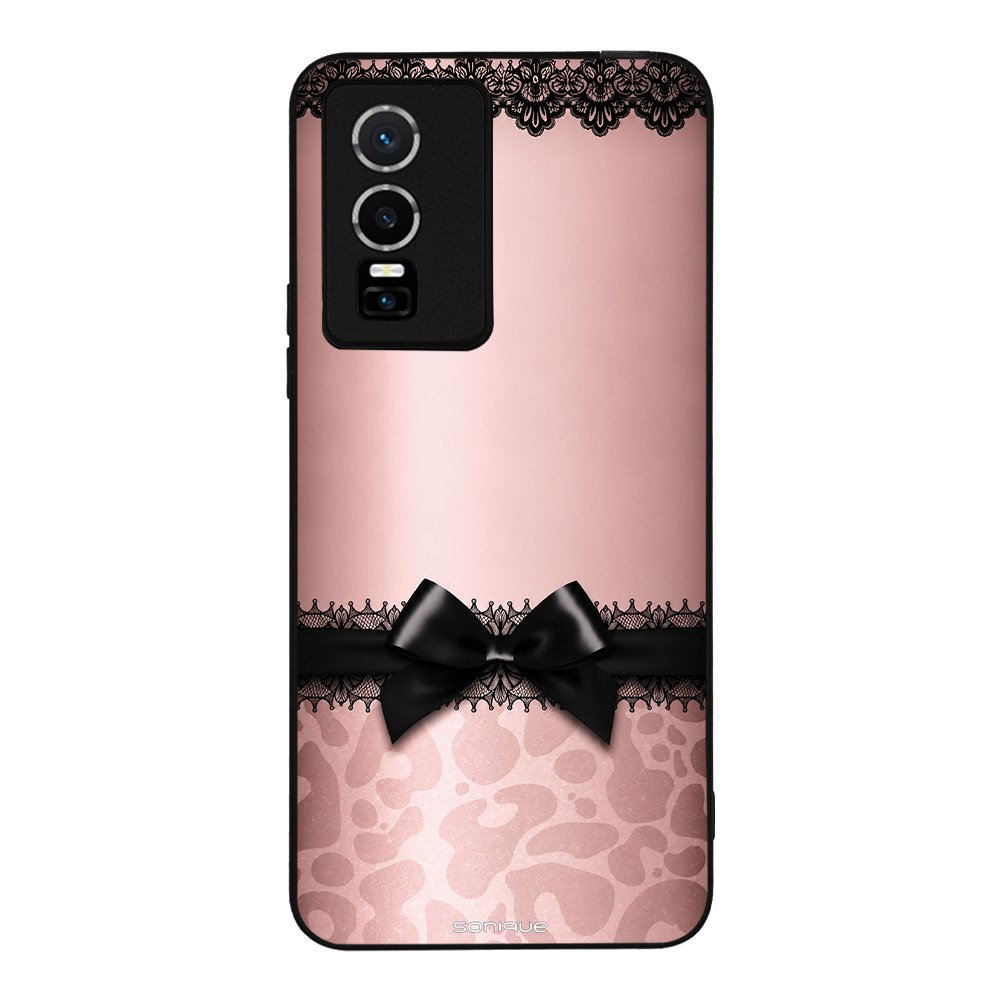 Θήκη Sonique DIVA Series για VIVO Y74s / VIVO Y76 5G Λεοπάρ Φιόγκος – Ροζ