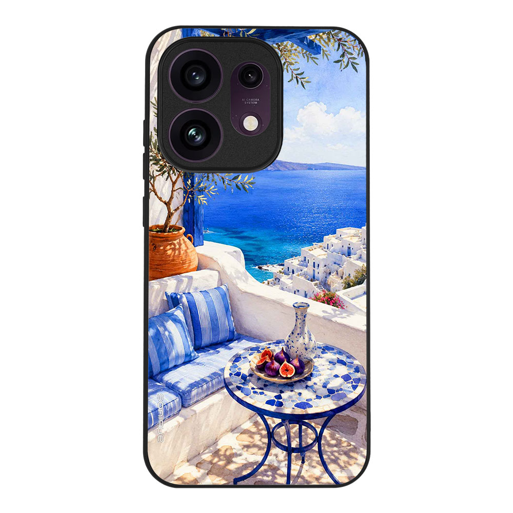 Θήκη SoniqueGreek Island Muse Series για Oppo Reno16 5G Θέα του Αιγαίου