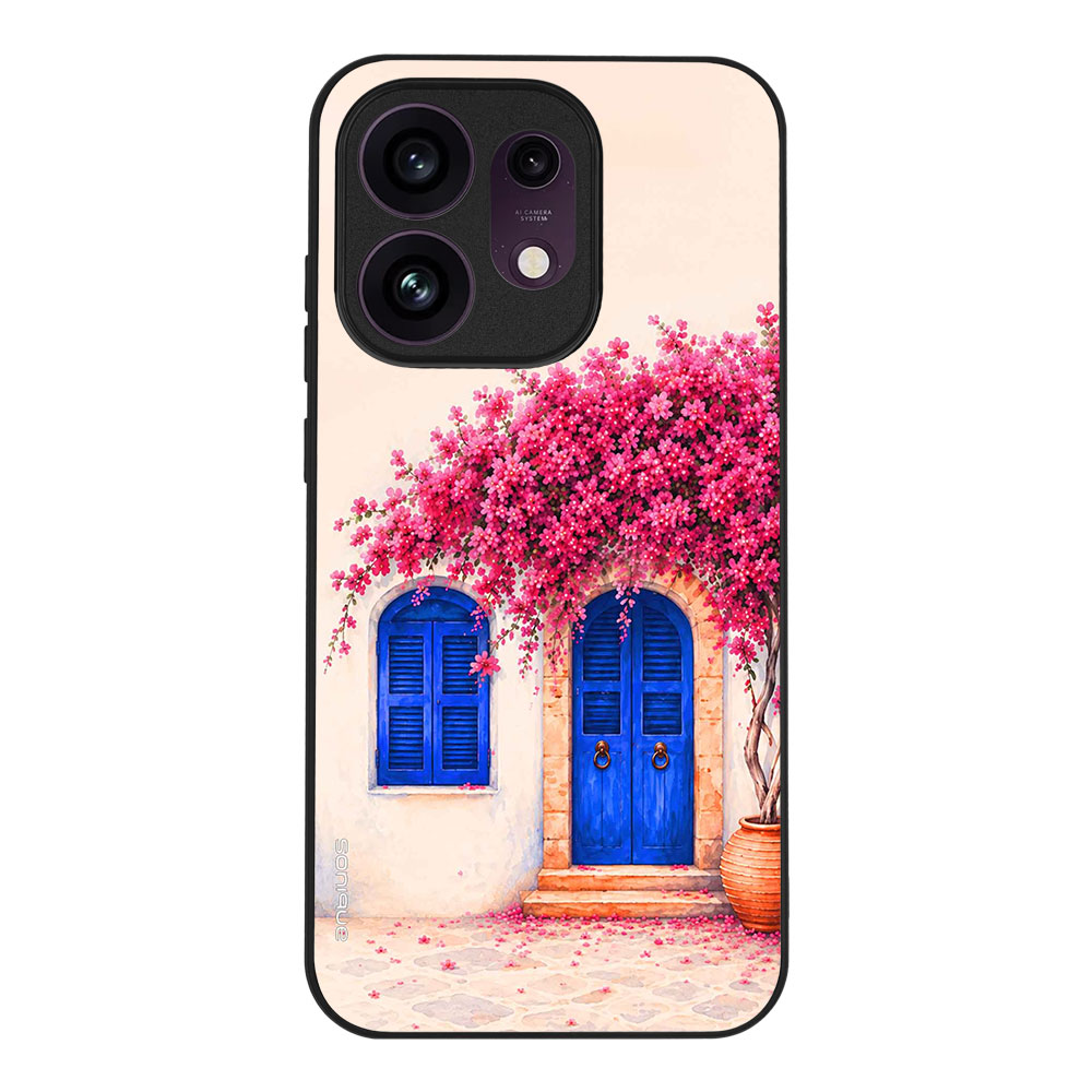 Θήκη SoniqueGreek Island Muse Series για Oppo Reno16 5G Ροζ Μπουκαμβίλια