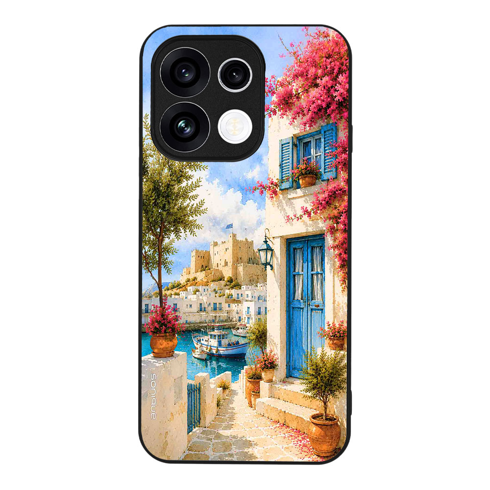 Θήκη SoniqueGreek Island Muse Series για Oppo Reno16 F 5G / Oppo Reno16 FS 5G Ροδίτικο Λιμάνι