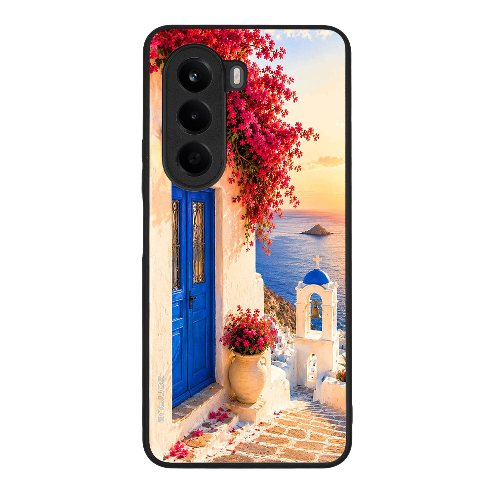 Θήκη Sonique Greek Island Muse  Series για OnePlus Nord CE 6 Lite 5G Ηλιοβασίλεμα Σαντορίνης