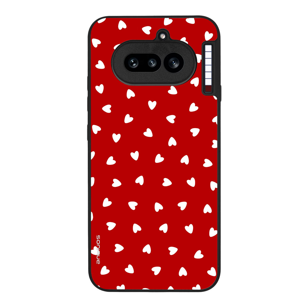 Θήκη Sonique Heart Series για Nothing Phone 4a Κόκκινο