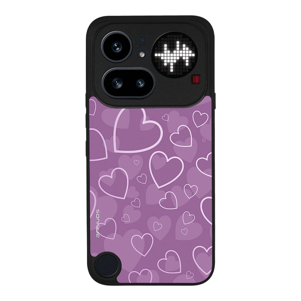 Θήκη Sonique Heart Series για Nothing Phone 4a Pro Βιολετί