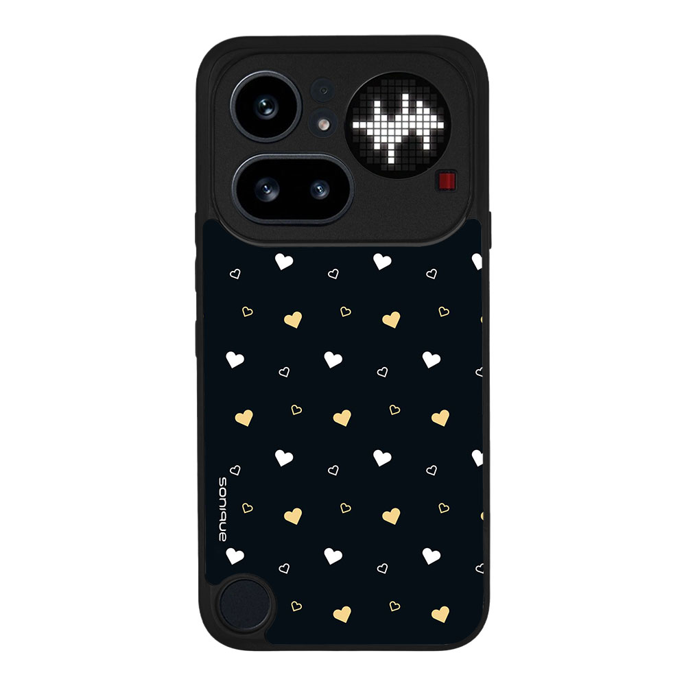 Θήκη Sonique Heart Series για Nothing Phone 4a Pro Μαύρο 01