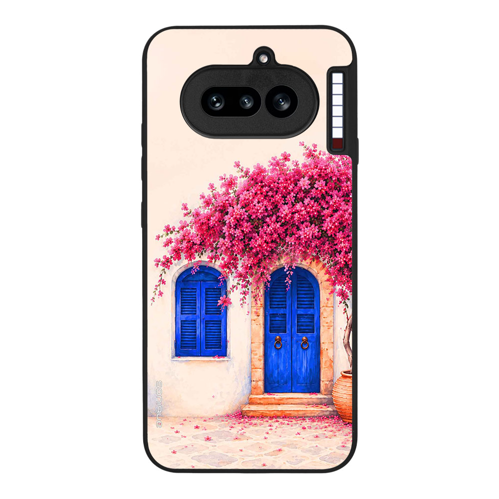 Θήκη Sonique Greek Island Muse Series για Nothing Phone 4a Ροζ Μπουκαμβίλια
