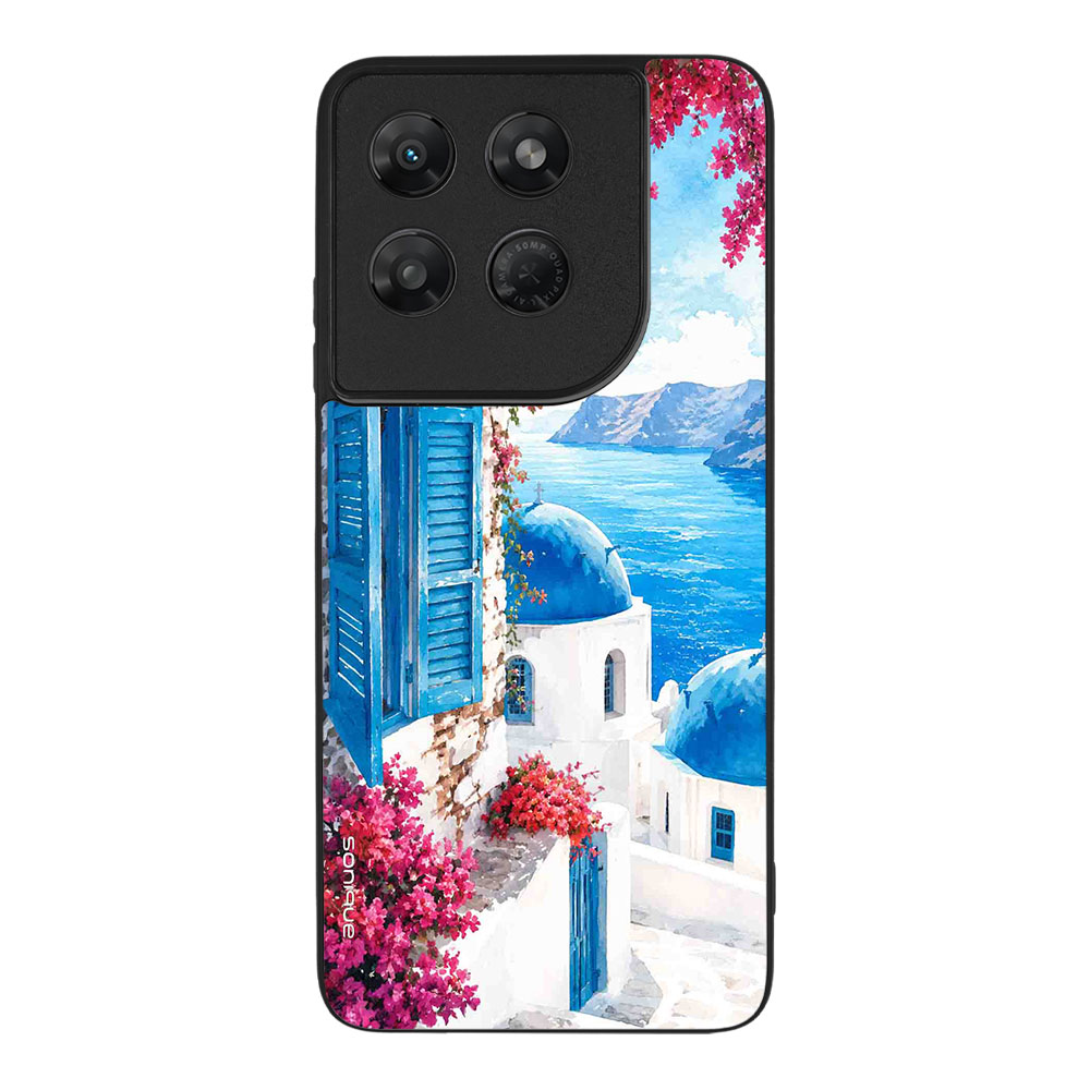 Θήκη Sonique Greek Island Muse Series για Motorola Moto G37 5G / Moto G37 Power 5G / Moto G47 5G Σαντορινό Γαλάζιο