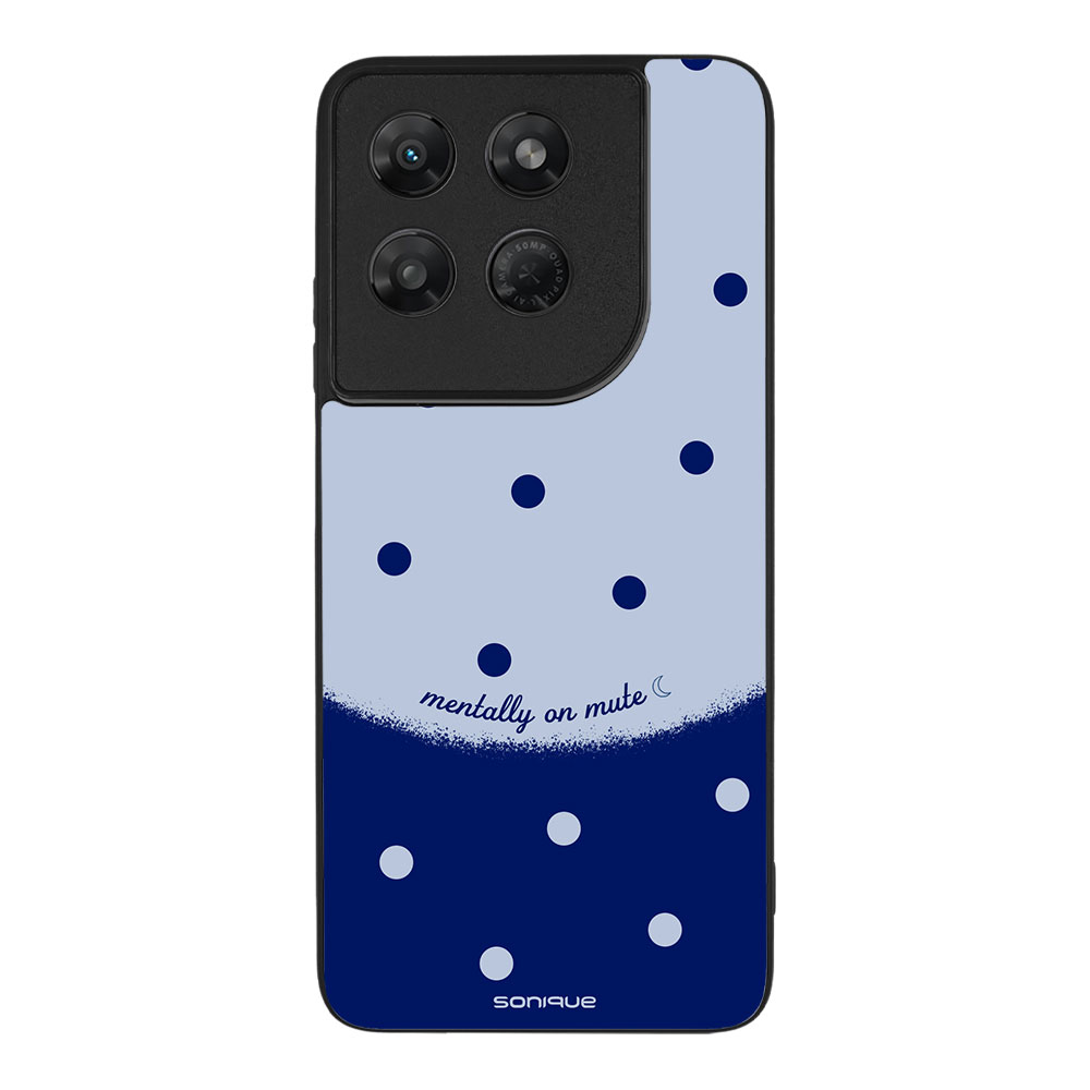 Θήκη Sonique Delulu Polka Era Series για Motorola Moto G37 5G / Moto G37 Power 5G / Moto G47 5G Blue Mentally