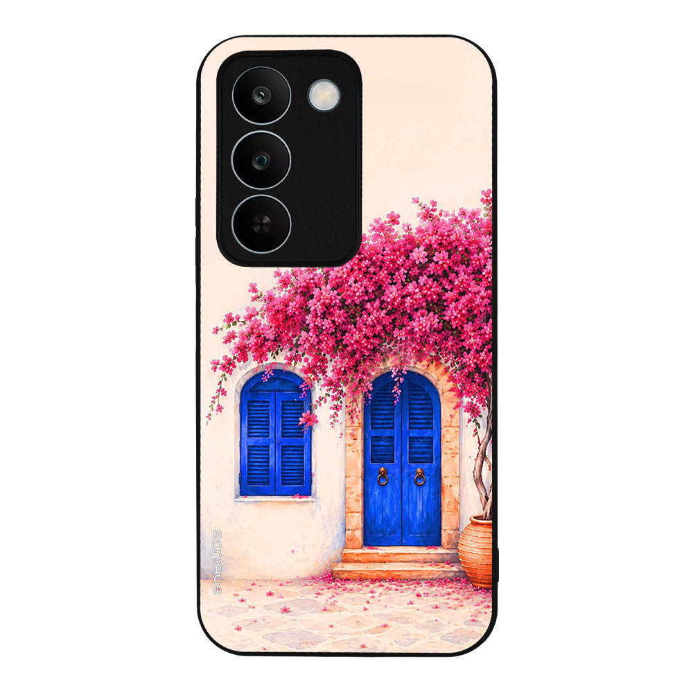 Θήκη Sonique Greek Island Muse Series για Realme C100 5G Ροζ Μπουκαμβίλια