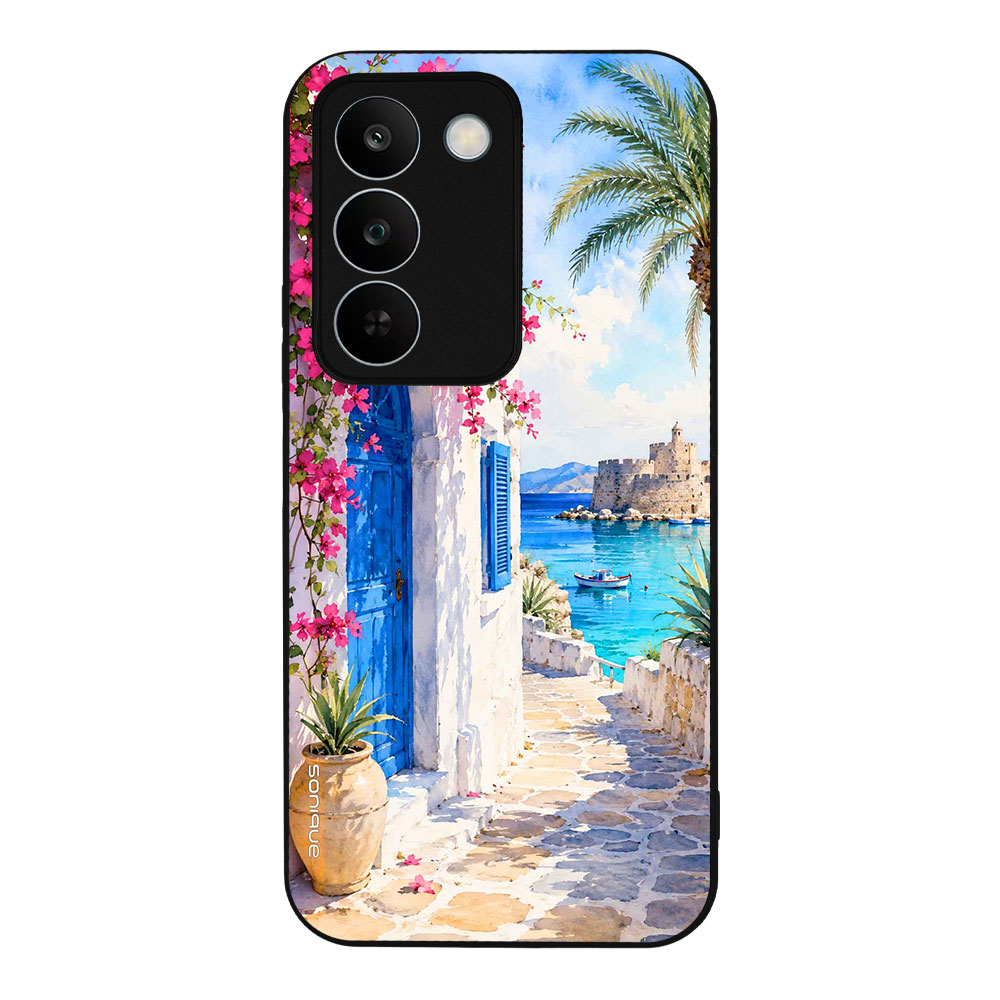 Θήκη Sonique Greek Island Muse Series για Realme C100 5G Σοκάκι Ρόδου