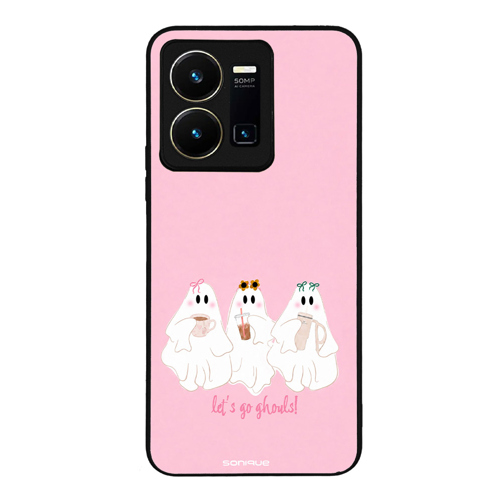 Θήκη Sonique Cozy Season Series για VIVO Y35 4G / VIVO Y22 / VIVO Y22S Ροζ Φαντάσματα