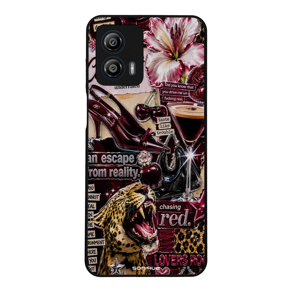 Θήκη Sonique Back to Y2K Series για Motorola Moto G53 5G Chasing Red