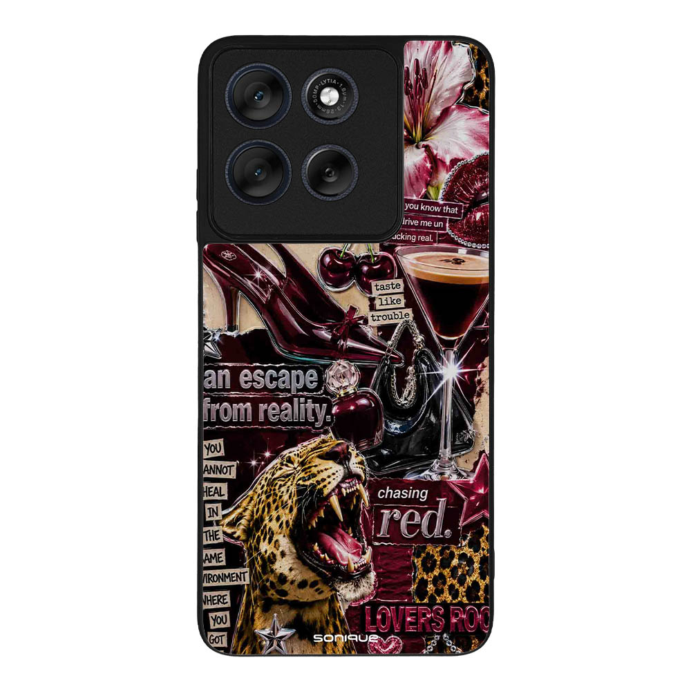 Θήκη Sonique Back to Y2K Series για Motorola Moto G56 5G Chasing Red