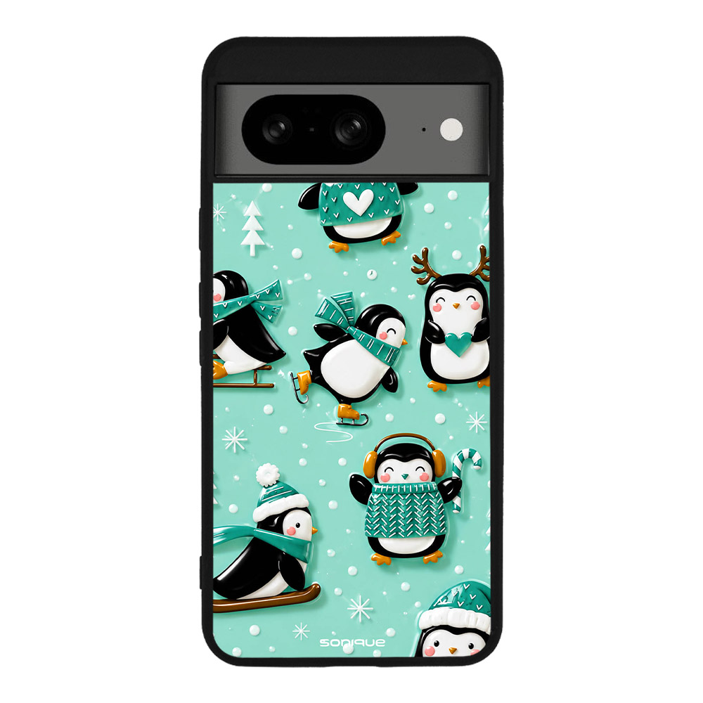 Θήκη Sonique It's Christmas Time Series για Google Pixel 8 5G Sweet Penguin