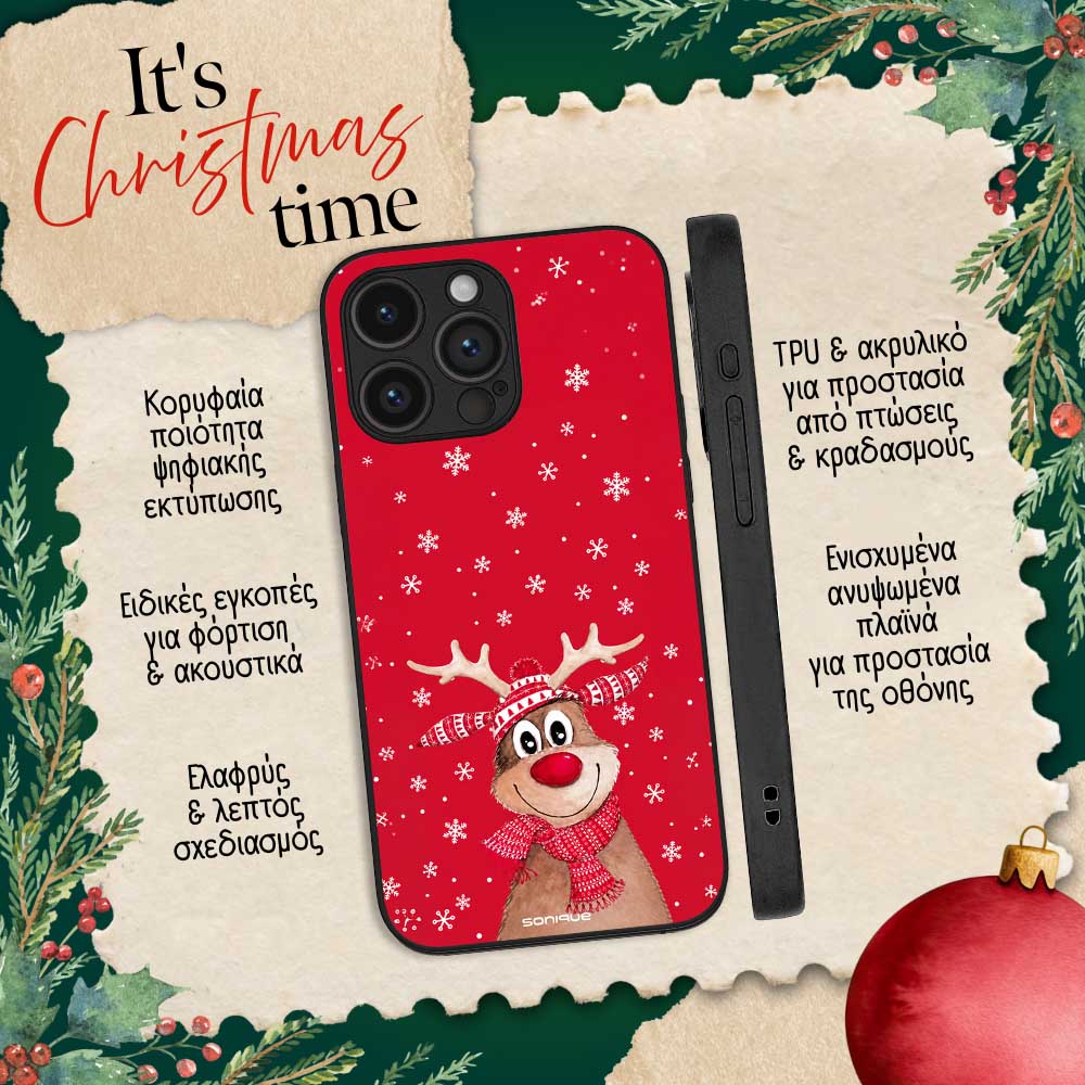 Θήκη Sonique It's Christmas Time Series για Google Pixel 9 5G Ρούντολφ