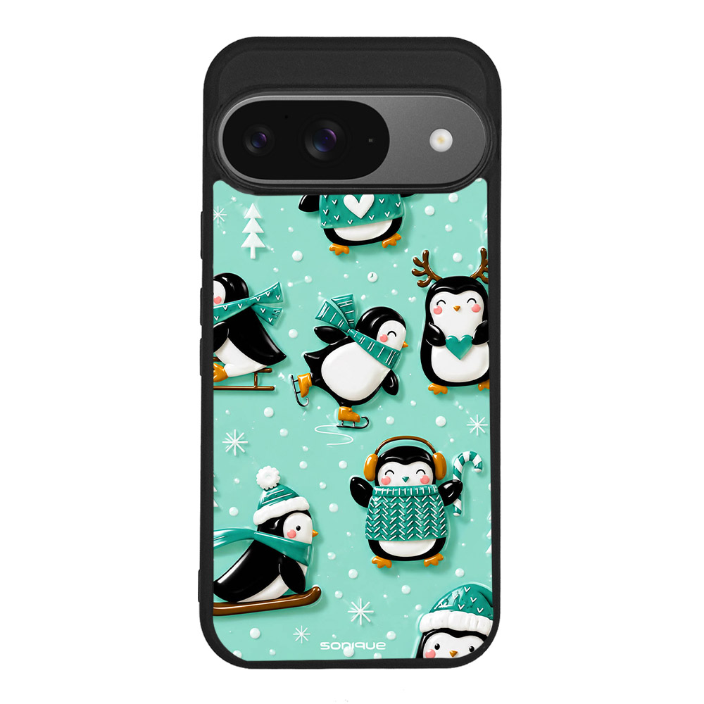 Θήκη Sonique It's Christmas Time Series για Google Pixel 9 5G Sweet Penguin
