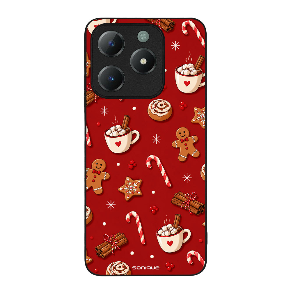 Θήκη Sonique It's Christmas Time Series για Realme C61 4G / Realme C63 4G / Realme Note 60X 4G Hot Cocoa