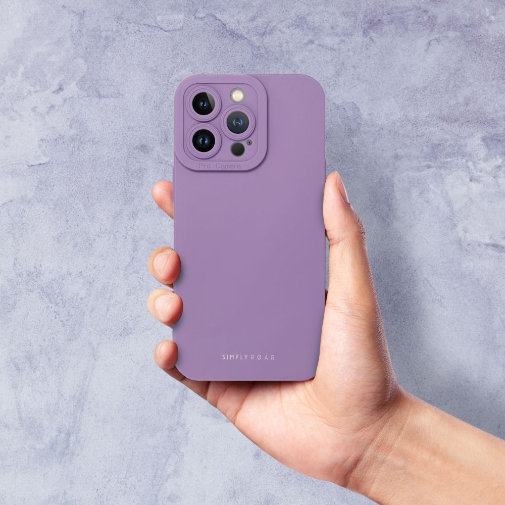 Θήκη Σιλικόνης Roar Luna Apple iPhone 15 Βιολετί