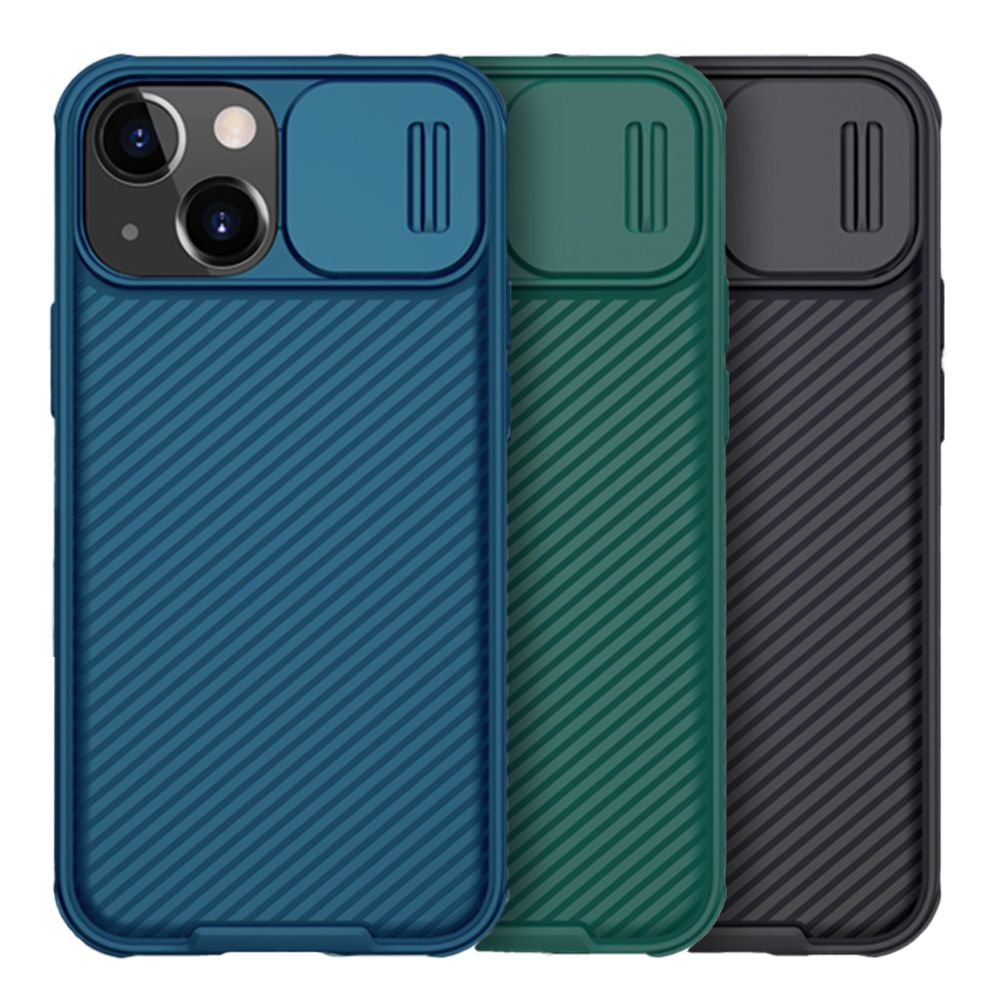 Θήκη Πλαστική Nillkin Camshield Pro Apple iPhone 12 / iPhone 12 Pro Μπλέ