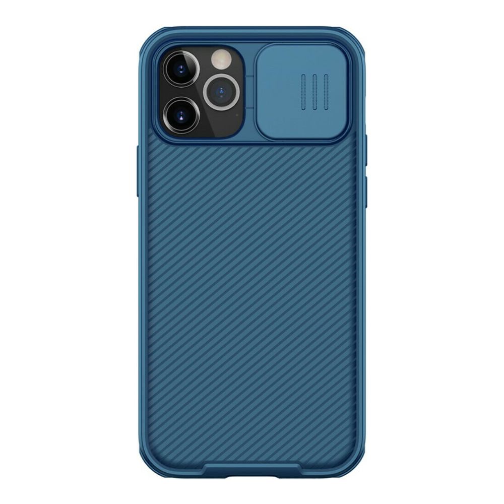 Θήκη Πλαστική Nillkin Camshield Pro Apple iPhone 12 / iPhone 12 Pro Μπλέ