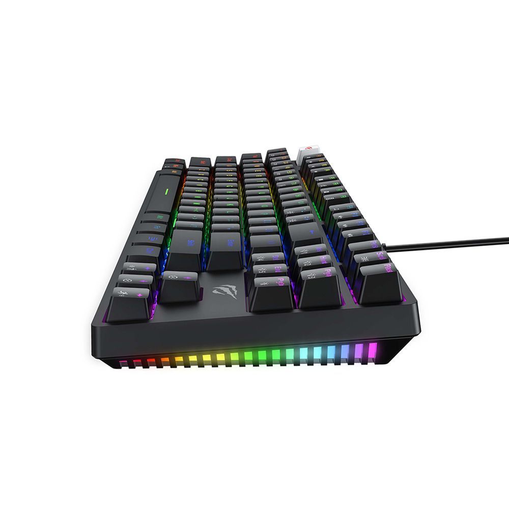 Gaming Μηχανικό Πληκτρολόγιο Havit KB890L με RGB φωτισμό (Αγγλικό US) Μαύρο