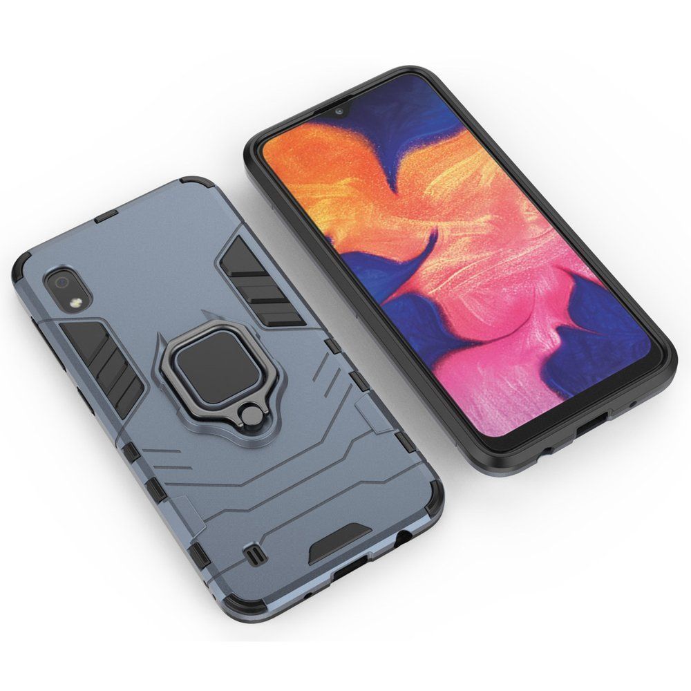Ring Armor Kickstand magnetic car holder Samsung Galaxy A10 Μπλέ